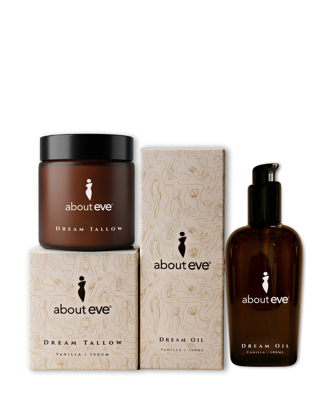 About Eve Dream Ritual Set with Dream Tallow body butter and Dream Oil