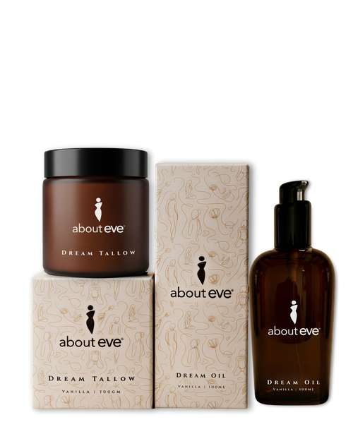 About Eve Dream Ritual Set with Dream Tallow body butter and Dream Oil